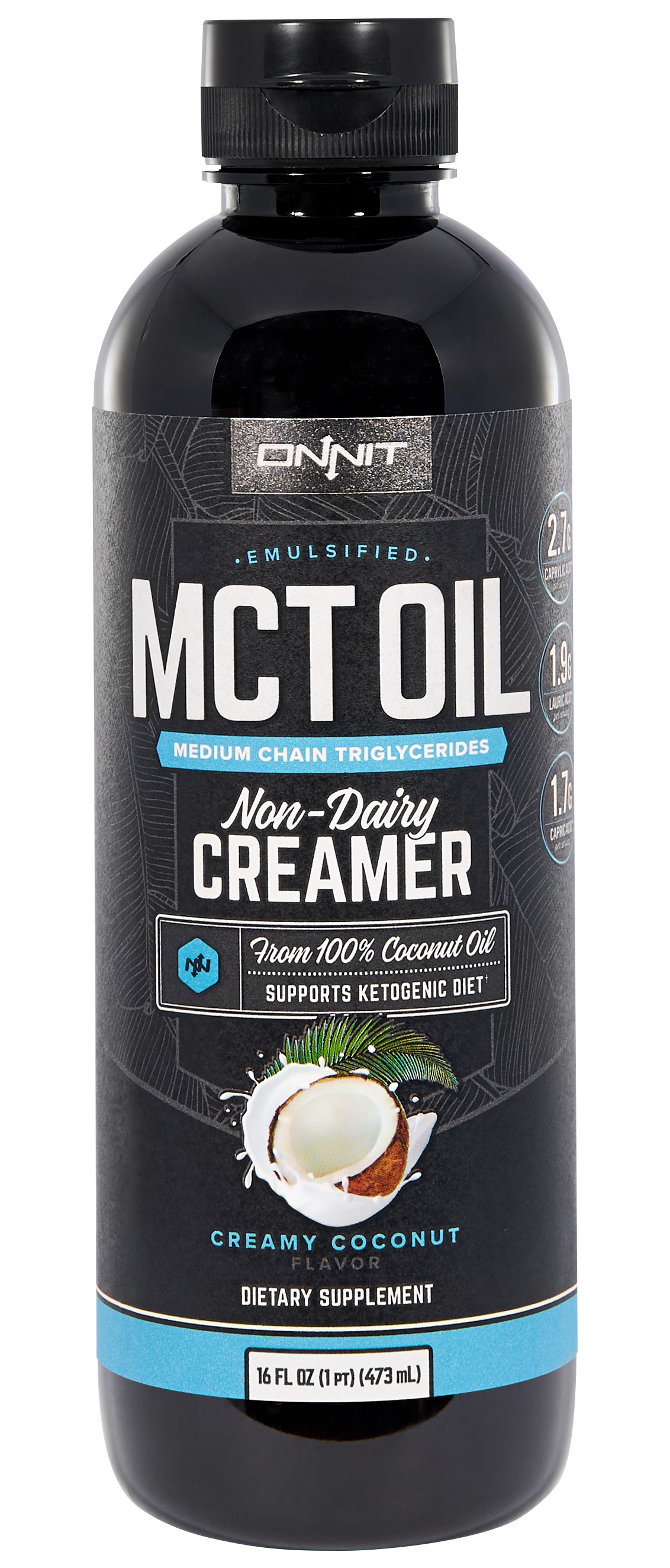 Emulsified MCT Oil Creamy Coconut 16oz MCT Oil Foods emulsified-mct-oil-creamy-coconut-16oz-mct-oil-foods